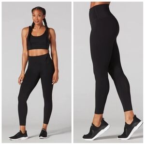Tavi Noir $85 High Waisted 7/8 Tight Ebony Black Women's Medium Activewear Yoga
